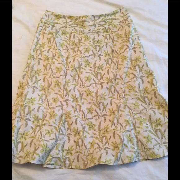Gap skirt, Botanical Print, size 1 - Picture 1 of 5